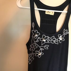 Dark blue tank from Hollister